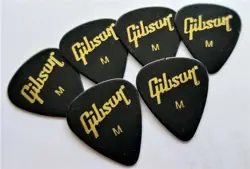 GIBSON GUITAR PICKS MEDIUM (6 PICKS)