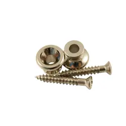 KLUSON STRAP BUTTON SET OF 2 FOR GIBSON STYLE GUITARS - NICKEL