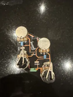 GIBSON LES PAUL VOLUME AND TONE POTS WIRED AND READY TO USE
