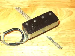 GIBSON 1974 CHROME EB 3 BASS MINI HUMBUCKER BRIDGE PICKUP