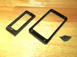 GIBSON 1974 BLACK EB 3 BASS PICKUP RINGS