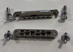 2013 GIBSON LES PAUL '70S TRIBUTE TUNE-O-MATIC BRIDGE STOPBAR TAILPIECE CHROME