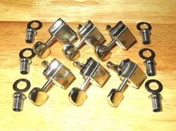 FENDER CHROME PLAYER II CLASSIC GEAR TUNERS W/ OVAL KEYS
