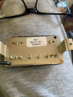 GIBSON 490T PICKUP BLACK 8.5K