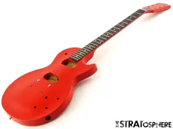 GIBSON USA LES PAUL MODERN LITE MODEL BODY & NECK PROJECT USA CARDINAL RED SATIN
