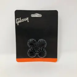 GIBSON® BLACK TOP HAT KNOBS SET LES PAUL PRHK-010 USA GENUINE NEW SEALED