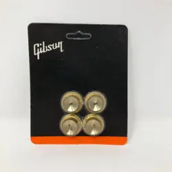 GIBSON PRMK-030 TOP HAT KNOBS WITH METAL INSERTS GOLD/GOLD NEW SEALED
