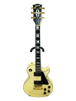 USED 1989 GIBSON LES PAUL CUSTOM WHITE MAPLE TOP NO CASE