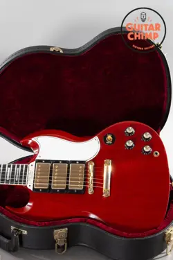 2011 GIBSON LES PAUL SG CUSTOM ’61 REISSUE 3-PICKUP CHERRY