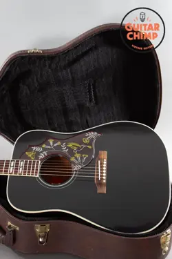 2020 GIBSON CUSTOM SHOP HUMMINGBIRD EBONY BLACK