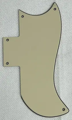 VINTAGE YELLOW 3-PLY FOR FIT GIBSON SG 61 REISSUE STYLE GUITAR PICKGUARD