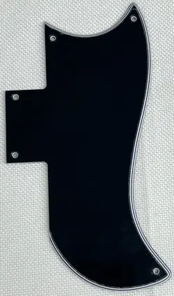 BLACK 5-PLY FOR FIT GIBSON SG 61 REISSUE STYLE GUITAR PICKGUARD
