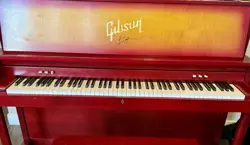 BALDWIN GIBSON LES PAUL SIGNED 2001 -CHERRY SUNBURST PIANO