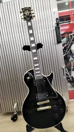 ORVILLE BY GIBSON ELECTRIC GUITAR LPC LES PAUL CUSTOM BLACK W/GIG BAG USED