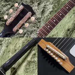 GIBSON ACTUAL VIDEO 60S J-45 ORIGINAL EBONY BLACK 21444018 SECOND ITEM MACHIDA F