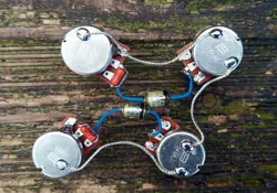 GIBSON LES PAUL WIRING HARNESS BOURNS A500K 27MM POTS ERO .022 CAPS TREBLE BLEED