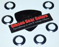 GIBSON LES PAUL TUNER FERRULE WASHER SET KLUSON DELUXE CHROME GUITAR PARTS SG C