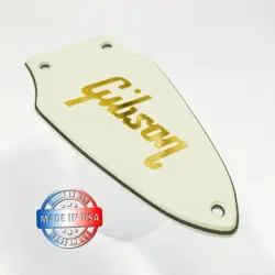 PARCHMENT 3 PLY TRUSS ROD COVER FOR GIBSON CUSTOM SHOP '67 FLYING V   GOLD DECAL