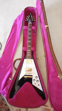 GIBSON FLYING V GUITAR 1993 JIMI HENDRIX SIGNATURE HALL OF FAME LIMITED EDITION