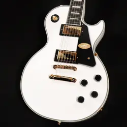 EPIPHONE INSPIRED BY GIBSON LES PAUL CUSTOM ALPINE WHITE S N:24101530226