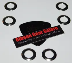 GIBSON LES PAUL TUNER FERRULE WASHER SET KLUSON DELUXE NICKEL GUITAR PARTS SG N