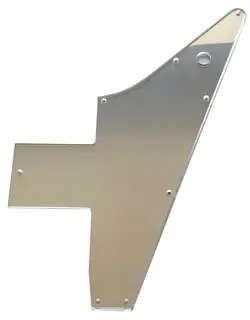 CUSTOM FOR GIBSON 76 EXPLORER RE-ISSUE STYLE GUITAR PICKGUARD,SILVER MIRROR