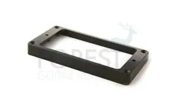 PICKUP MOUNTING RING, FRAME, BRIDGE POSITION, BLACK, FLAT BOTTOM FOR GIBSON