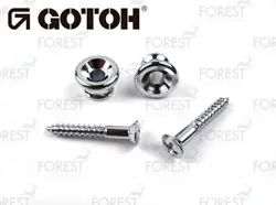 GOTOH GUITAR STRAP PIN EPB1 GIBSON COMPATIBLE, SET OF 2, CHROME FINISH