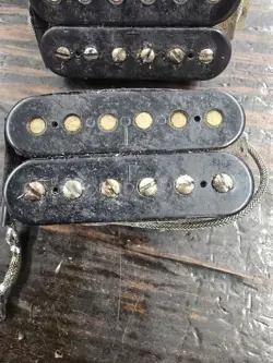 PAIR OF GIBSON T-TOP ORIGINAL VINTAGE PICKUPS FROM ES-335