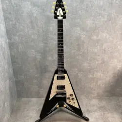 GIBSON FLYING V 1967 BLACK MADE IN USA 2012 SOLID BODY ELECTRIC GUITAR