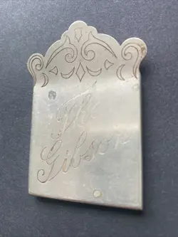 GIBSON ENGRAVED