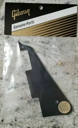 GIBSON® CUSTOM LES PAUL BLACK PICKGUARD W/SCREWS / GENUINE BRAND NEW 
