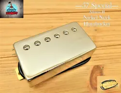 G.M. 57 SPECIAL ALNICO II NICKEL HUMBUCKER NECK 50MM(4-WIRE)FOR GIBSON EPIPHONE®