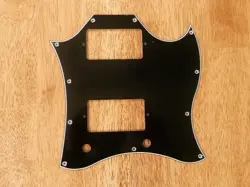 PICKGUARD BLACK FULL FACE SIZE 3 PLY FOR GIBSON SG STANDARD