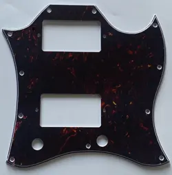 FOR FIT US GIBSON SG STANDARD STYLE FULL FACE GUITAR PICKGUARD BROWN TORTOISE