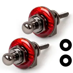 2PCS/SET GUITAR AND BASS STRAP LOCK BUTTONS FIT FENDER,EPIPHONE,GIBSON,IBANEZ