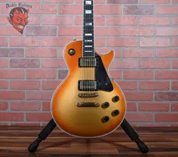 GIBSON LES PAUL CUSTOM GOLD BURST (HARVEST GOLD) 1981 W/OHSC