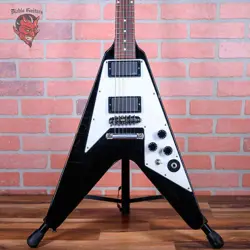 GIBSON CUSTOM SHOP KIRK HAMMETT SIGNATURE FLYING V 2012 AGED EBONY