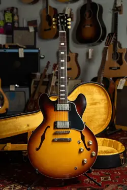 2013 GIBSON MEMPHIS '63 ES-335 SUNBURST BLOCK INLAY W/OHSC