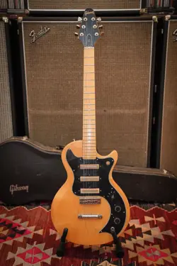 1977 GIBSON S-1 WITH MAPLE FRETBOARD NATURAL SATIN W/ ORIGINAL HARDCASE