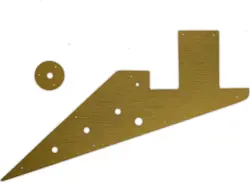 WD CUSTOM PICKGUARD FOR GIBSON 1958-1959 AND 1962-1963 FLYING V KORINA #14 SI...