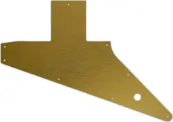 WD CUSTOM PICKGUARD FOR GIBSON 2010-PRESENT EXPLORER #14 SIMULATED BRUSHED GO...