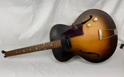 VINTAGE 1950'S GIBSON ES-125 HOLLOW BODY ELECTRIC GUITAR SUNBURST - RESTORATION