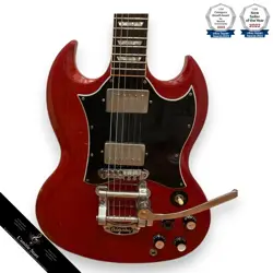 GIBSON SG 2000 ELECTRIC GUITAR 3.3KG STRAIGHT NECK 80% FRETS LEFT