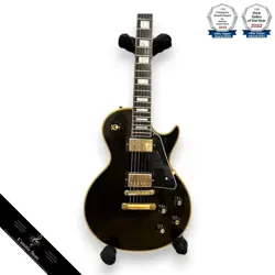 GIBSON 1968 LES PAUL CUSTOM ANTIQUE EBONY ELECTRIC GUITAR