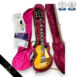 GIBSON CUSTOM SHOP 1957 LES PAUL GOLDTOP REISSUE GUITAR 1996 MODEL