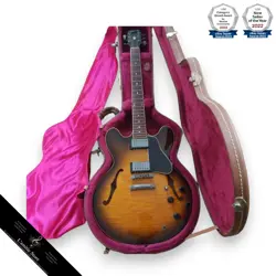 GIBSON ES335 TIGER PATTERN ELECTRIC GUITAR ONE OWNER EXCELLENT CONDITION