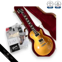 GIBSON SLASH VICTORIA LES PAUL STANDARD GOLDTOP W/ SEYMOUR DUNCAN ALNICO II PRO