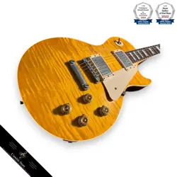 GIBSON 1959 LES PAUL REISSUE VOS ELECTRIC GUITAR LEMON BURST SLIM NECK 2011