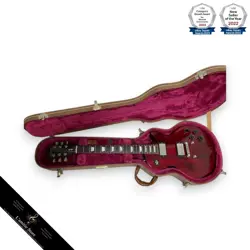 GIBSON LES PAUL STUDIO ELECTRIC GUITAR RED W/HARD CASE GOOD CONDITION